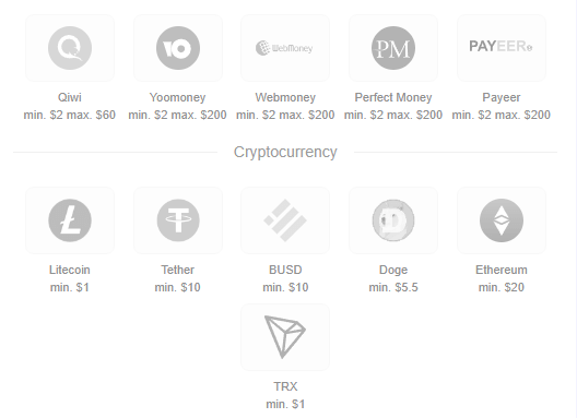 peer2profit payment methods