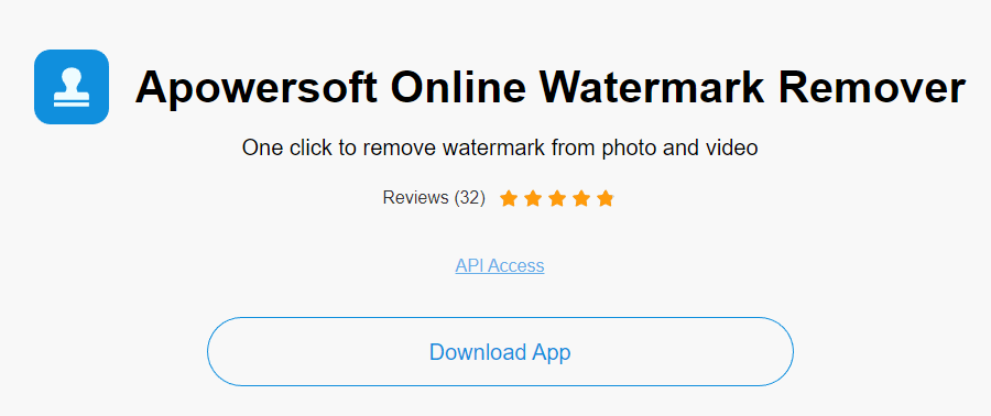 1. Apowersoft Online Watermark Remover