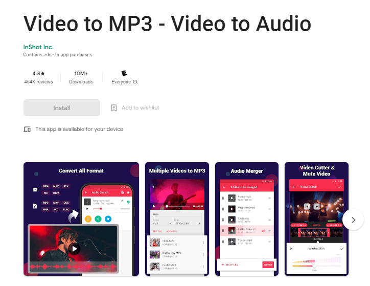 video to mp3