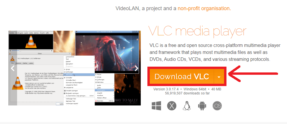 تنزيل برنامج VLC Media Player