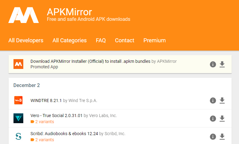 موقع APKMirror