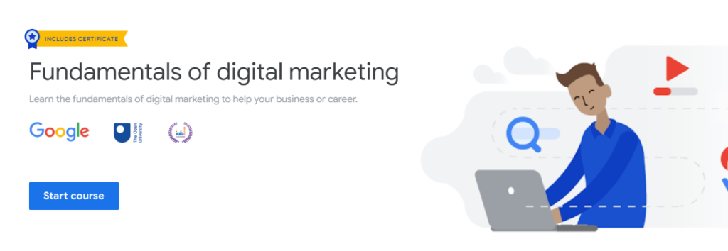 Fundamentals of digital marketing certificate