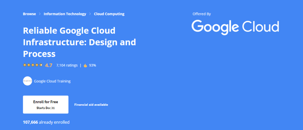 Reliable-Google-Cloud-Infrastructure-Design-and-Process