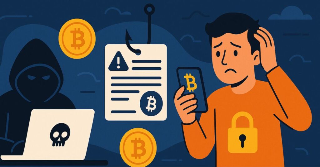 كيفية تجنب هجمات التصيد الاحتيالي للعملات المشفرة